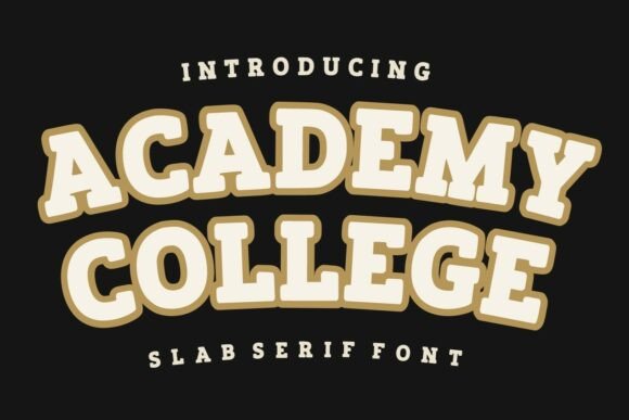 Academy College Font
