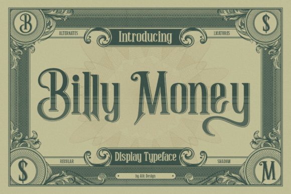 Billy Money: A Victorian-Inspired Font for Timeless Design