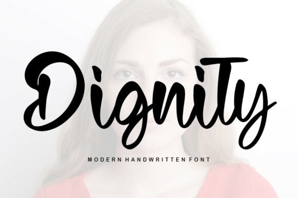 Dignity: The Handwritten Font That Captures Elegance and Personality in Design