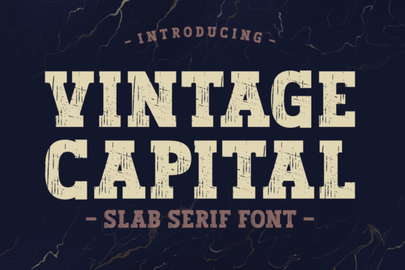 Exploring the Unique Aesthetic and Practicality of Vintage Capital Font