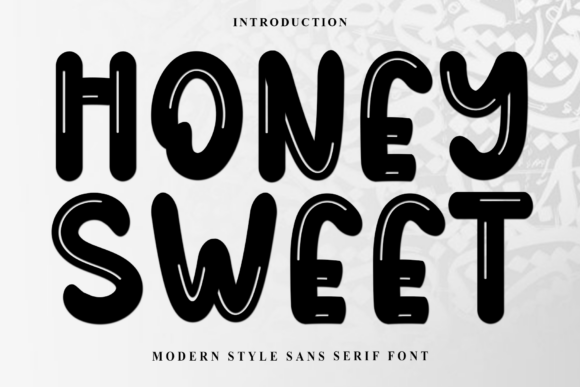 Honey Sweet Font: A Festive Typographic Delight