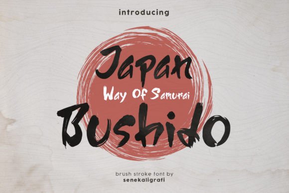 Japan Bushido: A Handwritten Font Inspired by Japanese Calligraphy