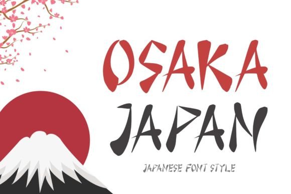 Osaka Japan: A Modern Font for Bold Design