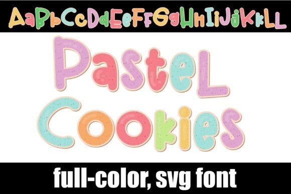 Pastel Cookies: A Playful Font for Sweet Design Projects