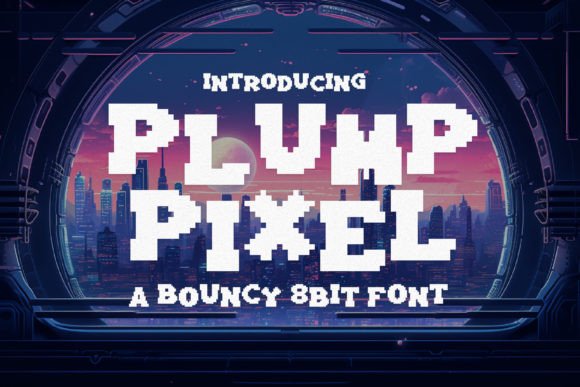 Plump Pixel: A Joyful Font for Modern Creatives