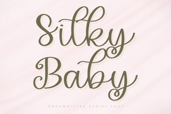 Silky Baby Font: A Luxurious Handwritten Style for Creative Projects
