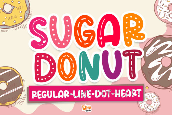 Sugar Donut: A Playful Font That Adds Sweetness to Design Projects