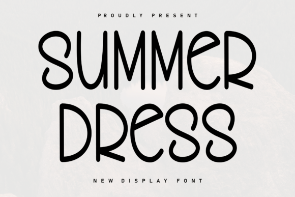 Summer Dress: A Handwritten Font That Captures the Essence of Relaxed Elegance