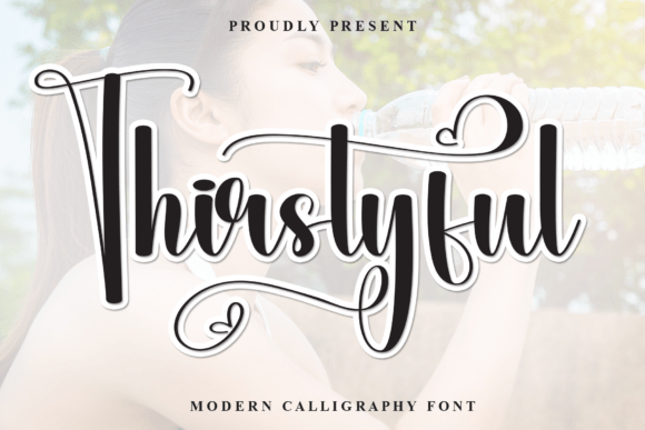 Thirstyful: A Whimsical Handwritten Font for Creative Projects