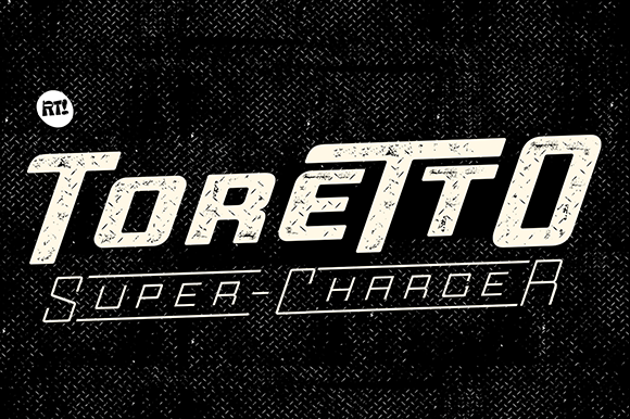 ToreTtO: A Versatile Display Font for Action, Adventure, and Automotive Themes