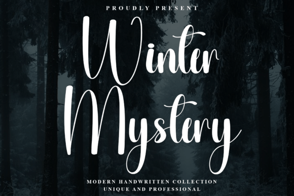 Winter Mystery Font for Elegant Design